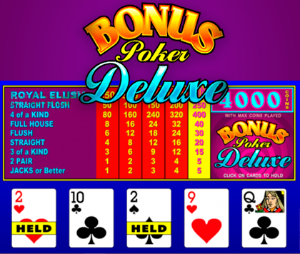 Bonus Poker Deluxe